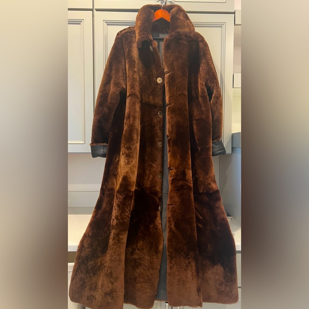 Sylvie Schimmel reversible coat 100% Leather - Shearling